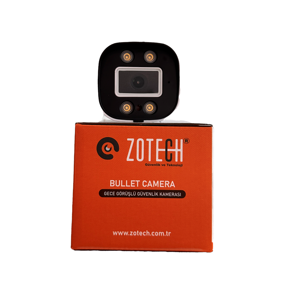 Zotech ZT-K204HD36 2MP 4 SK Led 3.6mm 4in1 AHD Kamera (45Mt)(S)