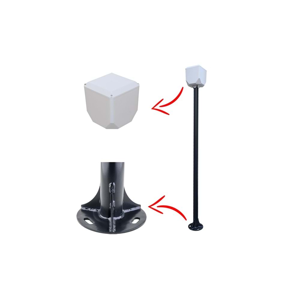 Kamera Direk 2 Metre Fırın Boyalı (TRK-154 Küp Dahil)
