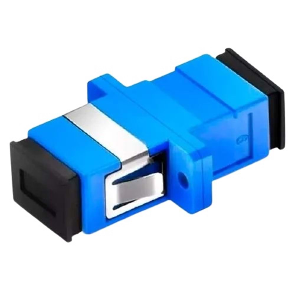 Adapter-SC/UPC-With Flange Simplex SM Blue One Pie