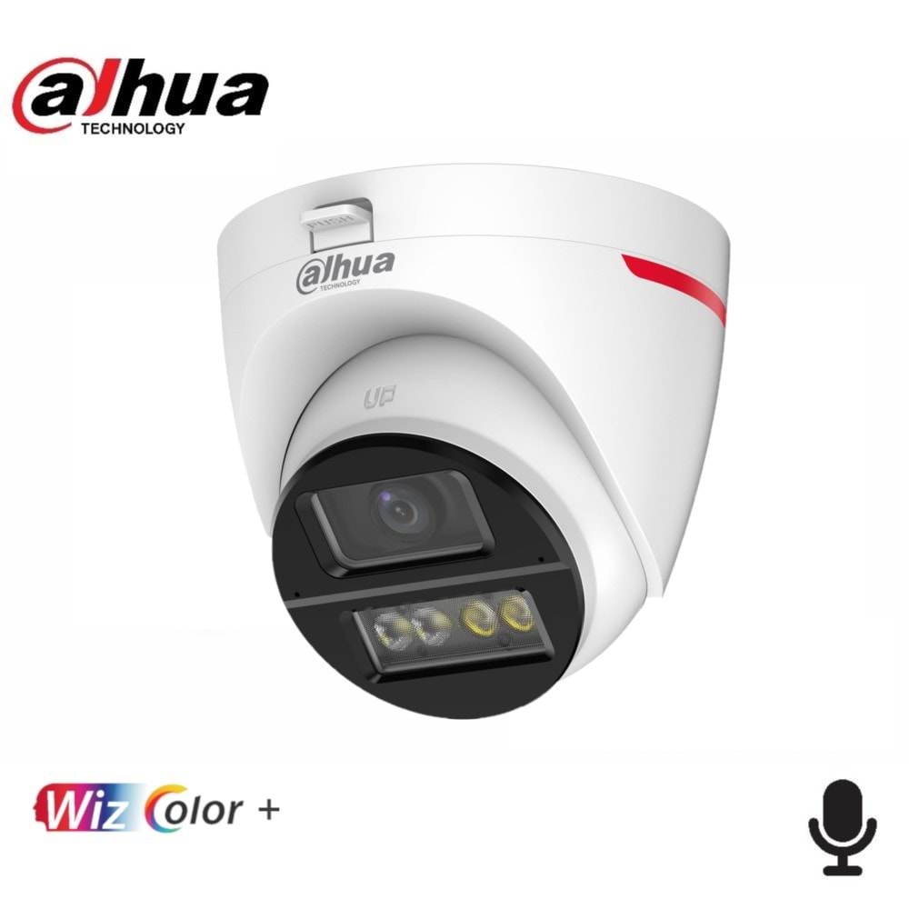 Dahua HAC-HDW1249X-A-PRO-0280B-DIP 2MP WizColor HDCVI Fixed-focal Eyeball Camera