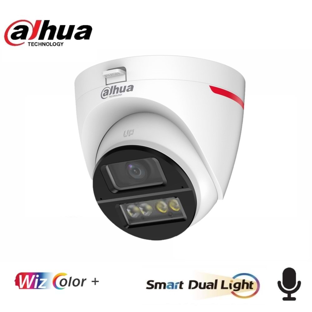 Dahua HAC-HDW1249X-IL-A-PRO-0280B-DIP 2MP WizColor HDCVI Fixed-focal Bullet Camera