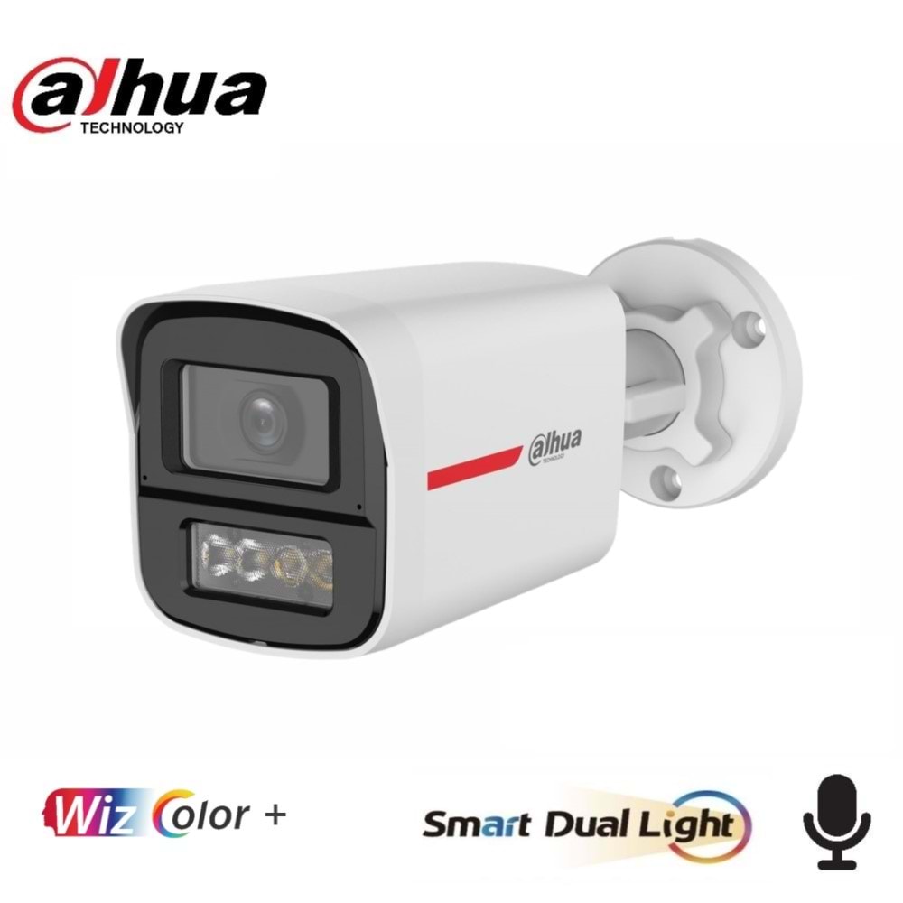 Dahua HAC-HFW1249X-IL-A-PRO-0280B-DIP 2MP WizColor HDCVI Fixed-focal Bullet Camera