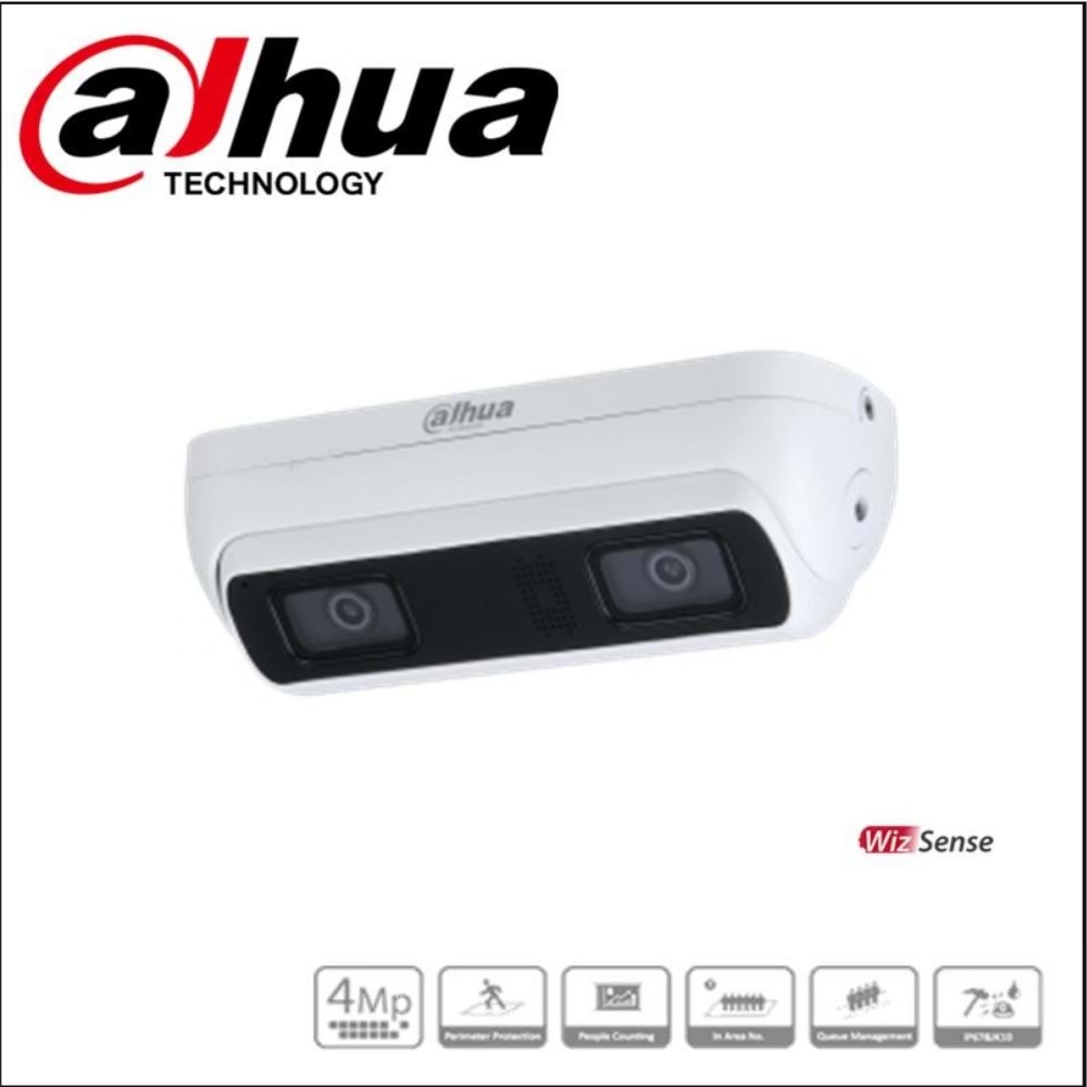 Dahua IPC-HDW8441X-3D 4MP WizMind Çift-Lens Kişi Sayma Ip Kamera