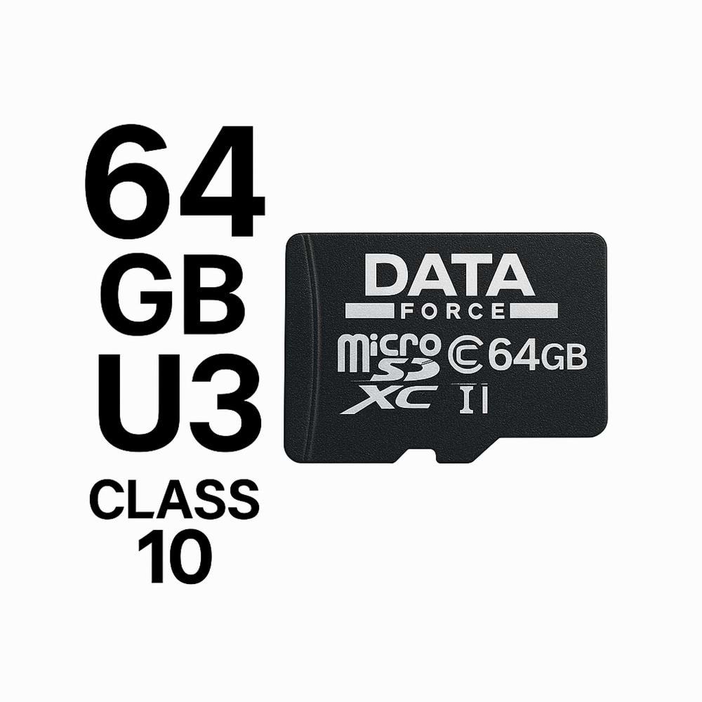 DataForce 64GB U3 Hafıza Kartı 7/24