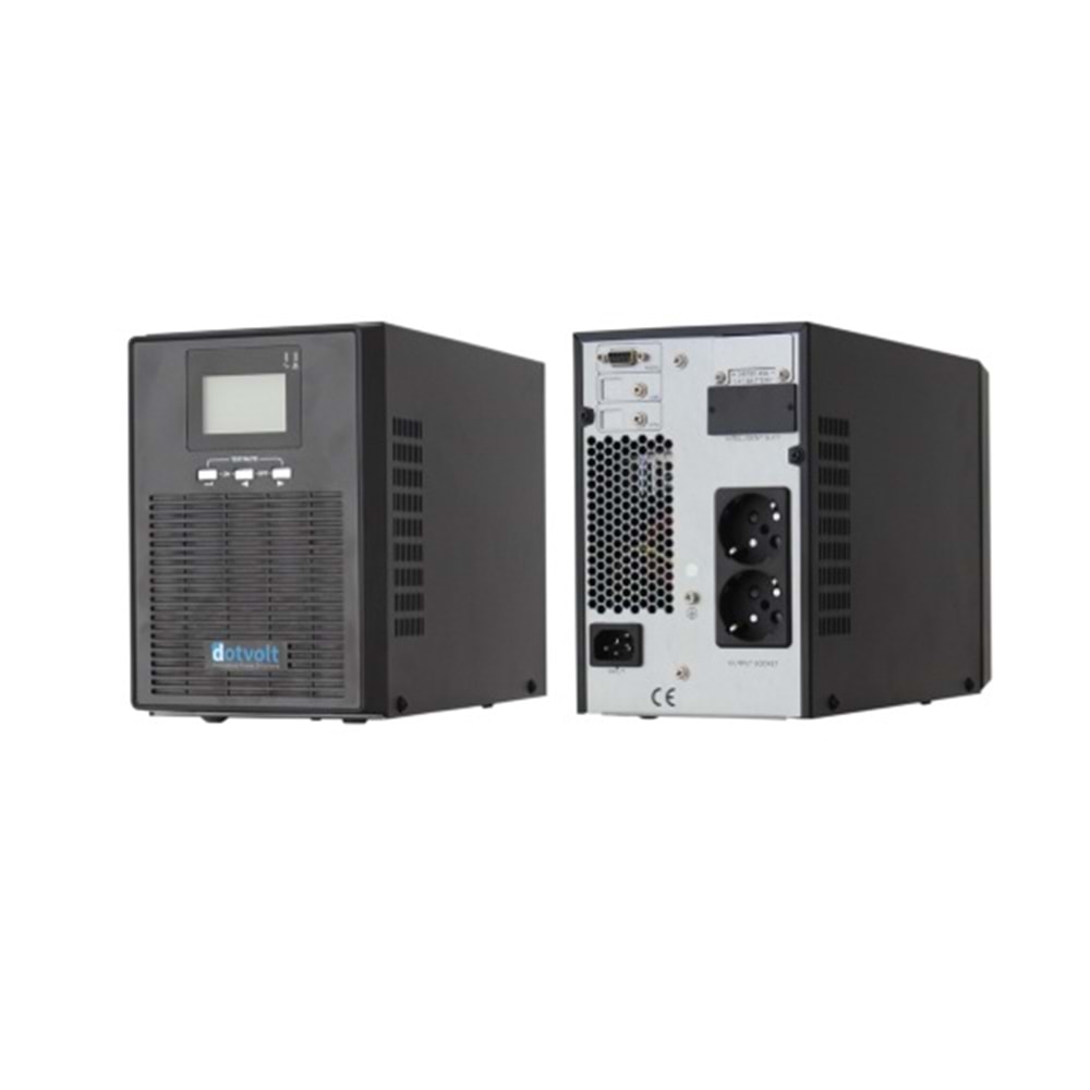 Dotvolt Volt MN 1KVA 1/1 Online Lcd Ekran Ups 2x9Ah