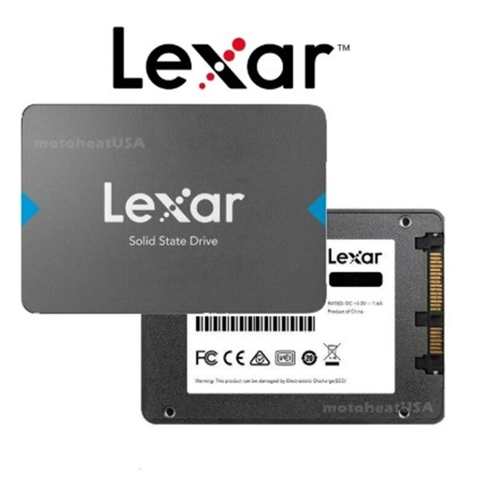 Lexar ® NQ100 2.5” Sata (6gb/s) SSD 560/480 Mbs LNQ100X512G-RNNNG