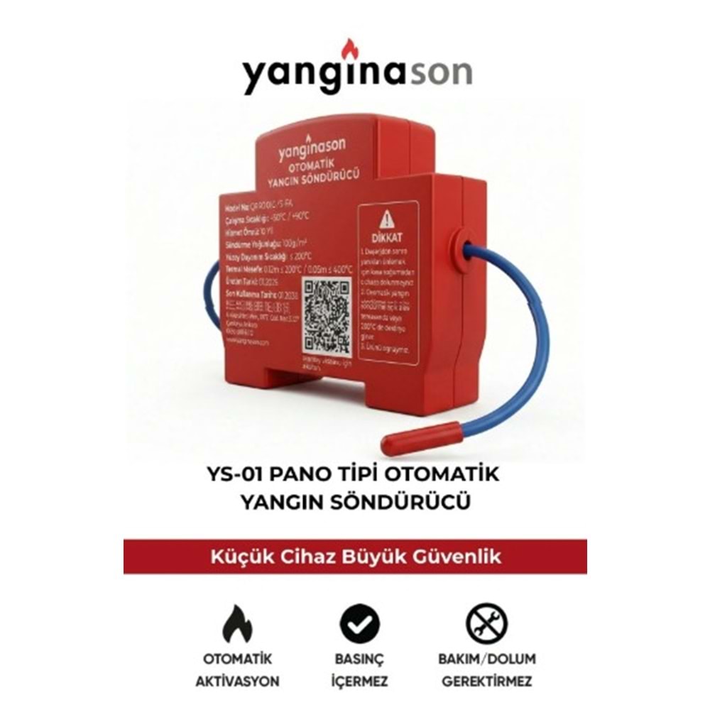 Yangınason Otomatik Yangın Söndürücü – Elektrik Panosu