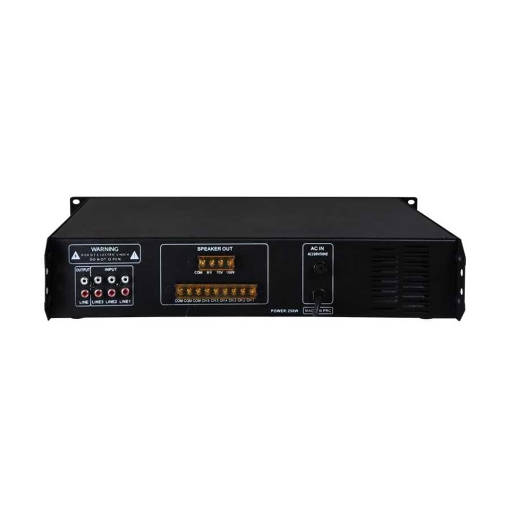 Westa WM-2250U 250 Watt 100V 6 Zone Mixser Amfi