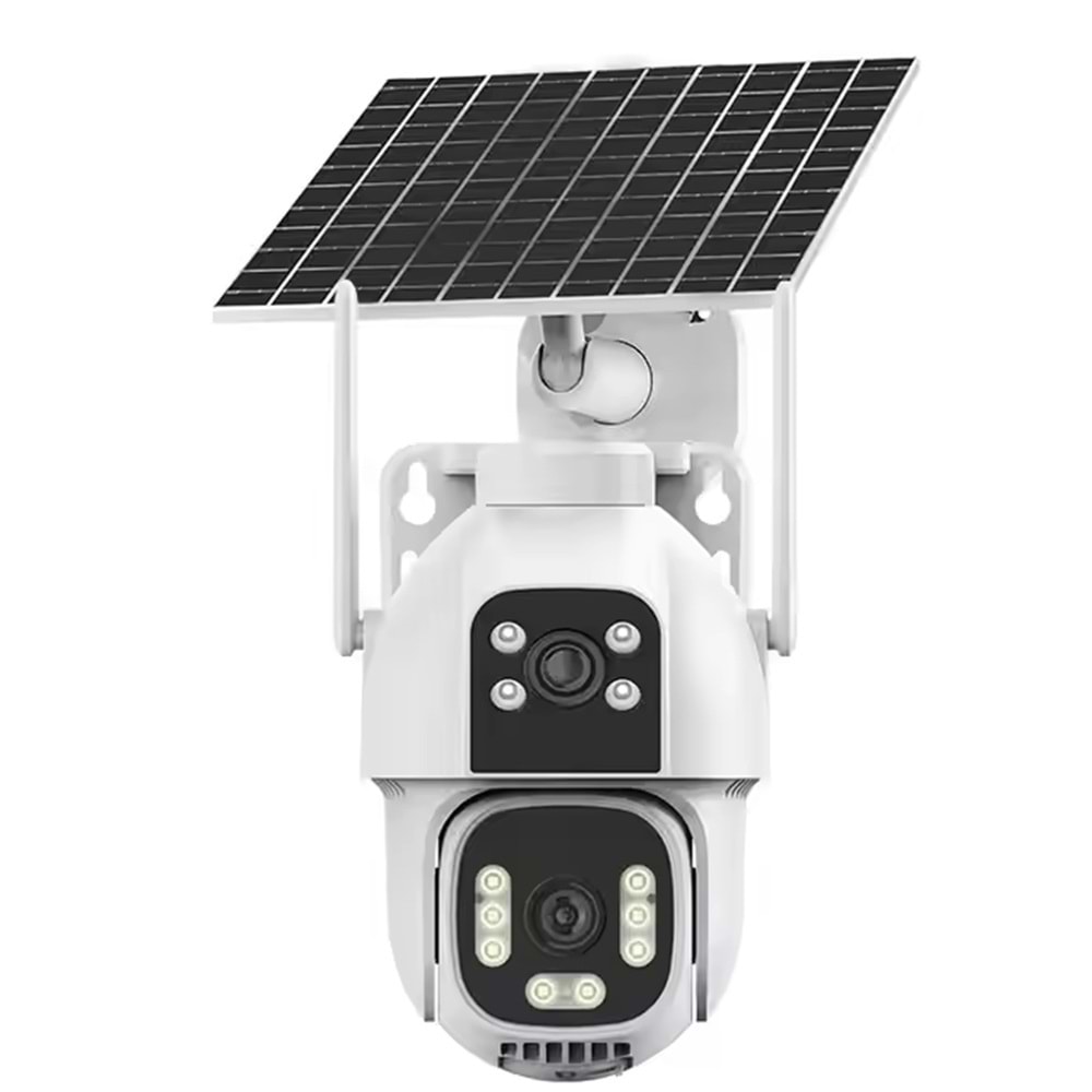 TRK RS-5102 Dual Lens 4G e-Sim AOV Solar Kamera (RS-4G-5112)