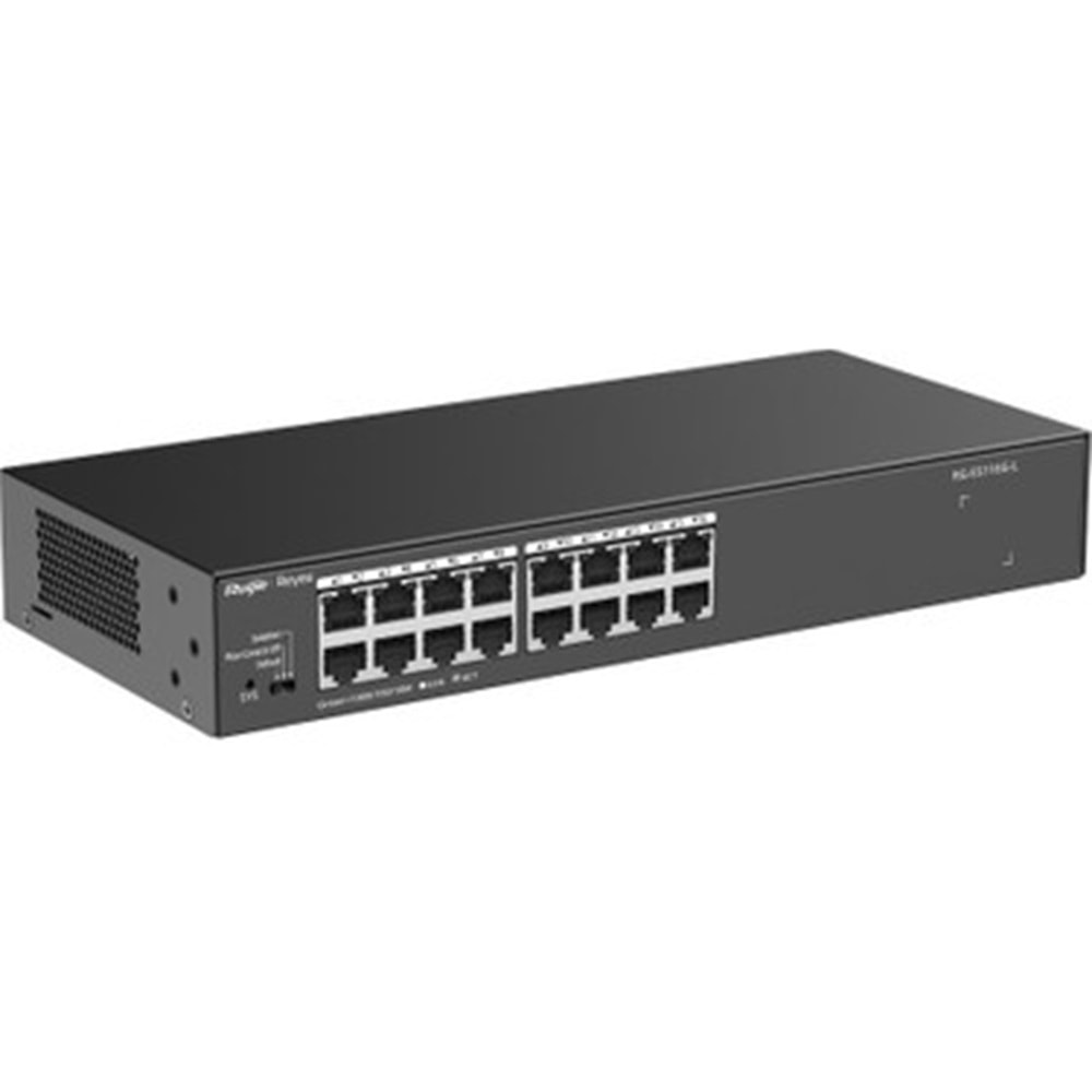 Ruijie-Reyee RG-ES116G-L 16Port GigaBit Switch Metal Kasa