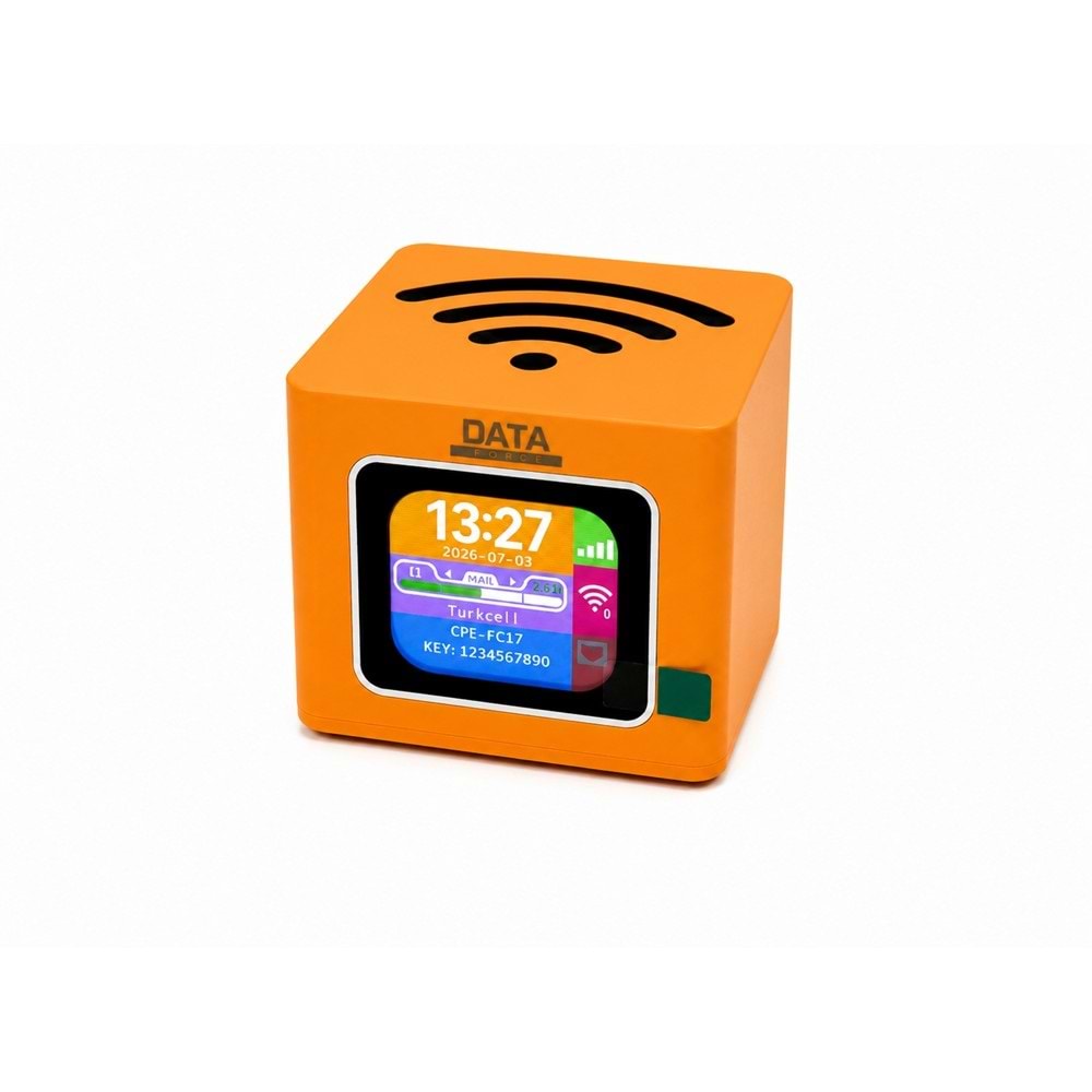 Dataforce Q51 4G LTE Wifi6 3000 Mah Taşınabilir Küp Modem Router