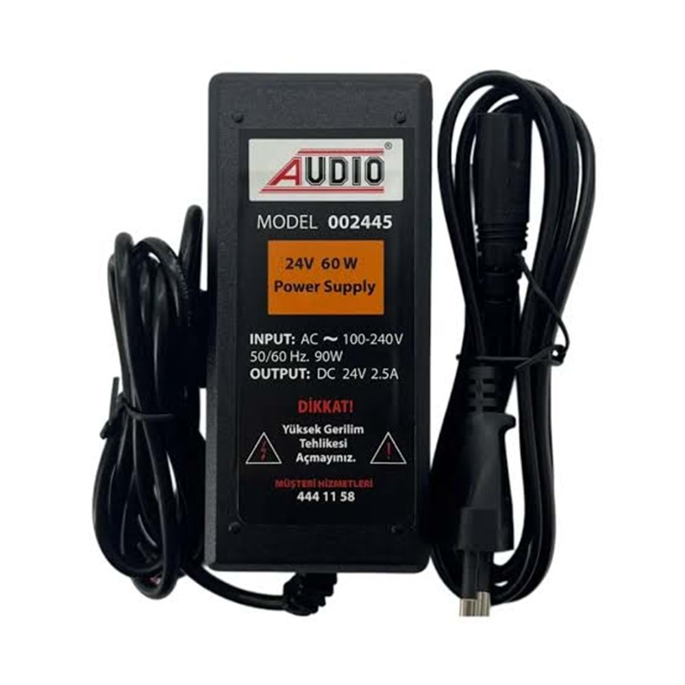 Audio 002445 60W 24V Switch Mode Güç Kaynağı