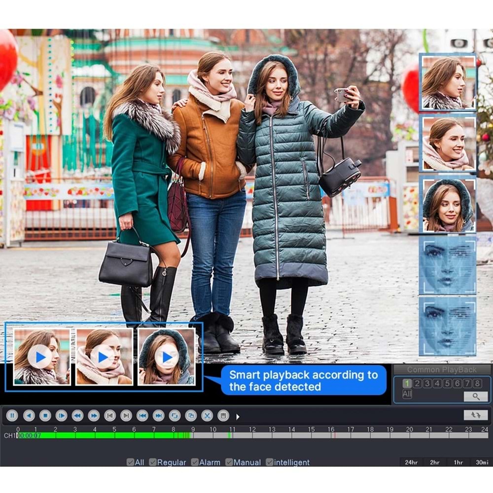 Zotech ZT-XM5204 4Kanal 1Ses H265 5MP 5in1 Dvr Kayıt Cihazı (Xmeye Pro)