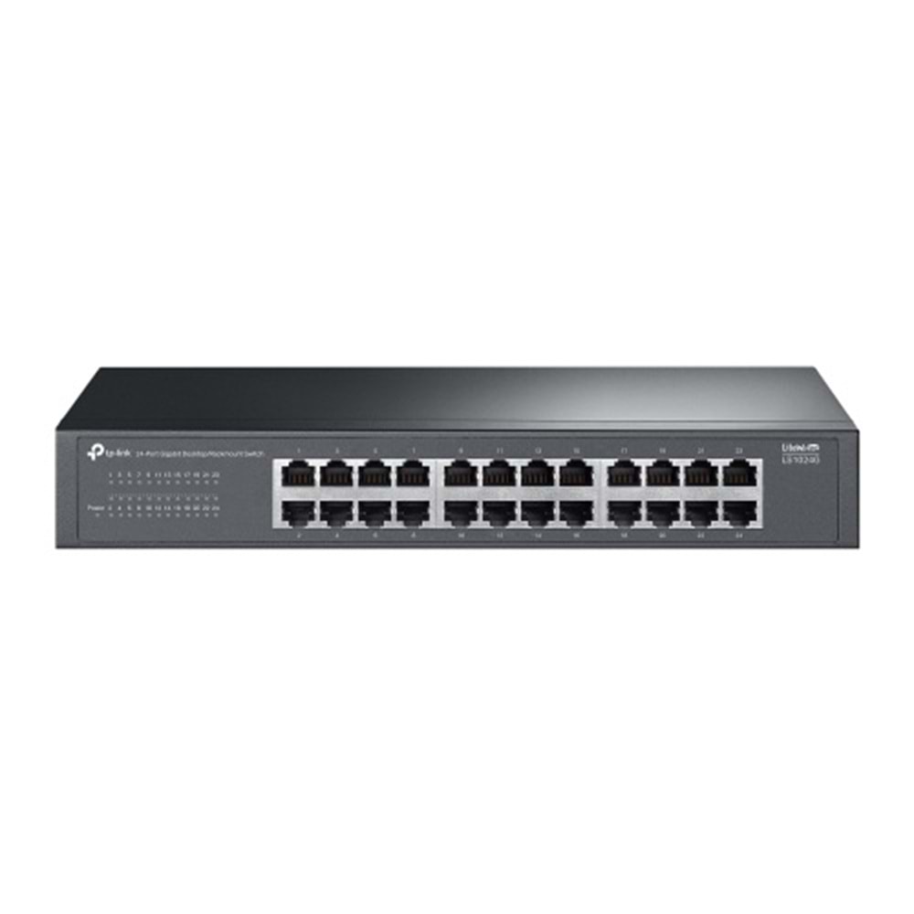 Tp-Link LS1024G Green Tech 24 Port GigaBit Yönetilemez Metal Kasa Masaüstü Switch