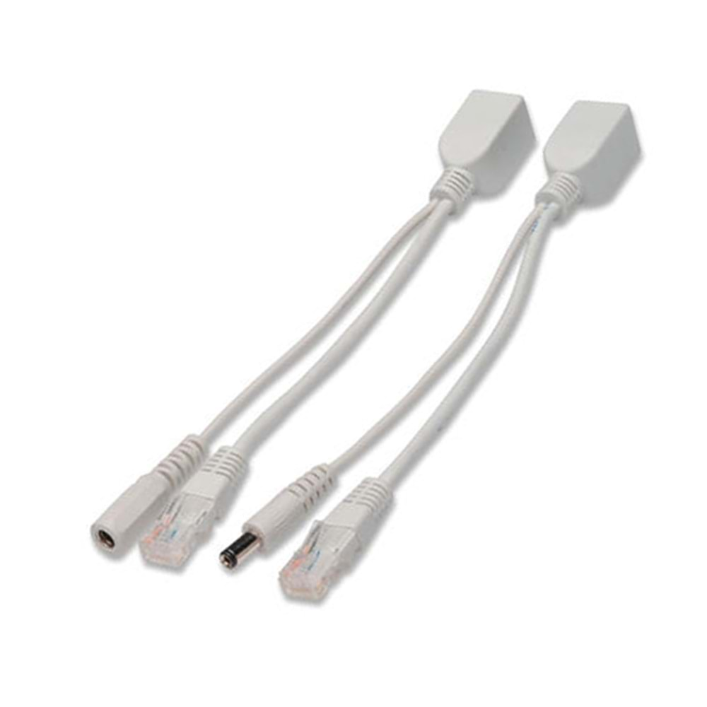 Zotech Pasif PoE Splitter IP Kamera Kablosu Erkek/Dişi Set(S)