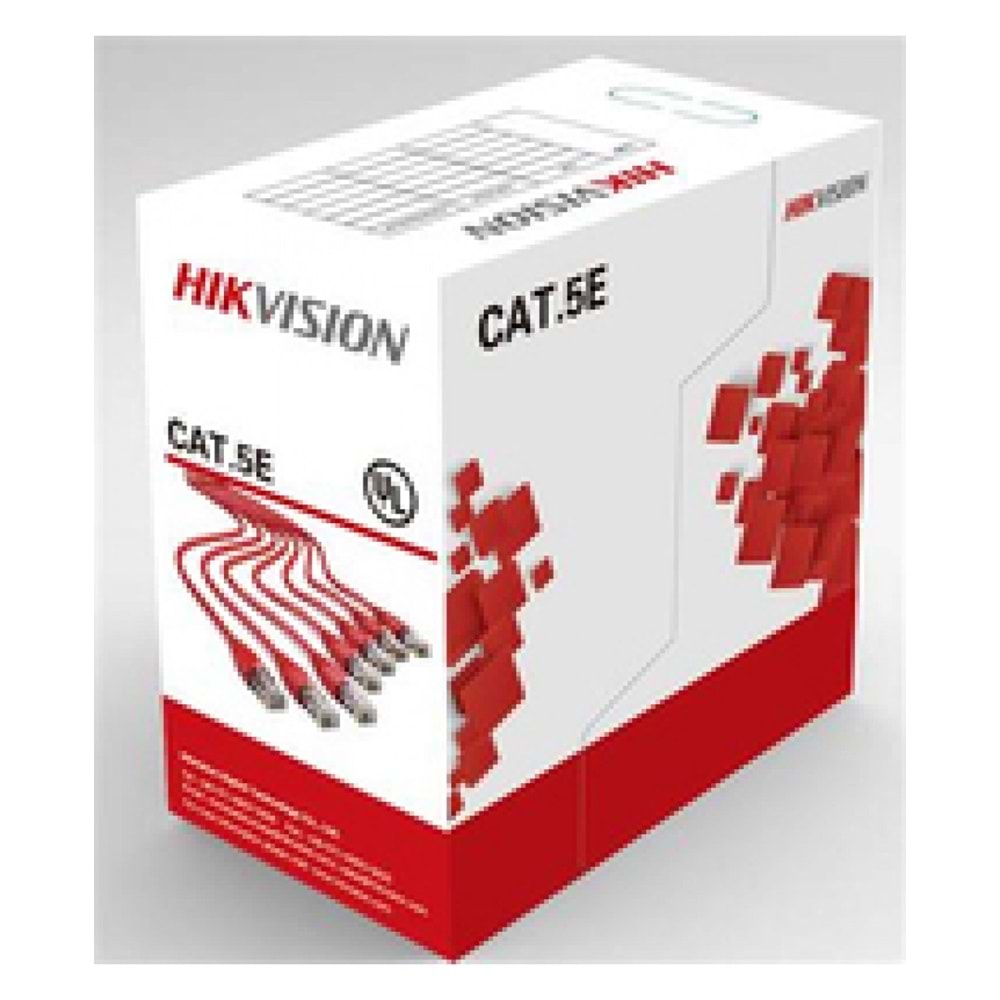 Hikvision DS-1LN6U-G 23AWG 0.55MM Full Bakır Utp Cat6 305mt Network Kablo