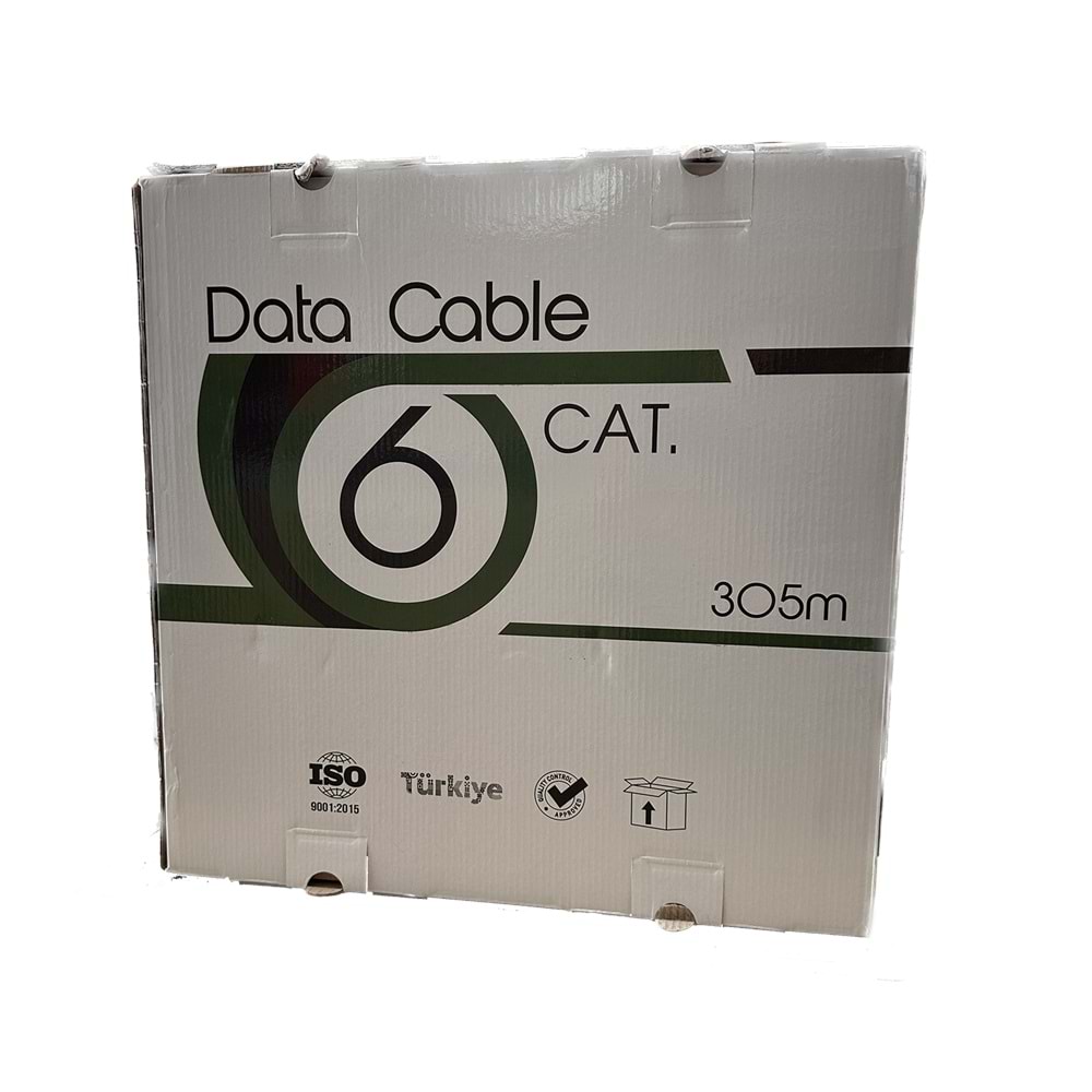 Zotech Zolink 6024305 24Awg Cat6 Network Kablo 0,51mm U-UTP Kutu(305Mt)