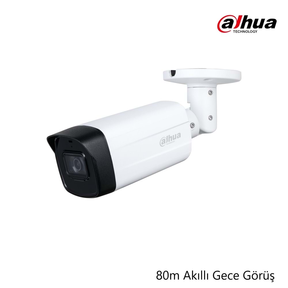 Dahua HAC-HFW1200TH-I8-0360B-S5 2MP 3.6mm HDCVI Metal Bullet Kamera(80Mt)