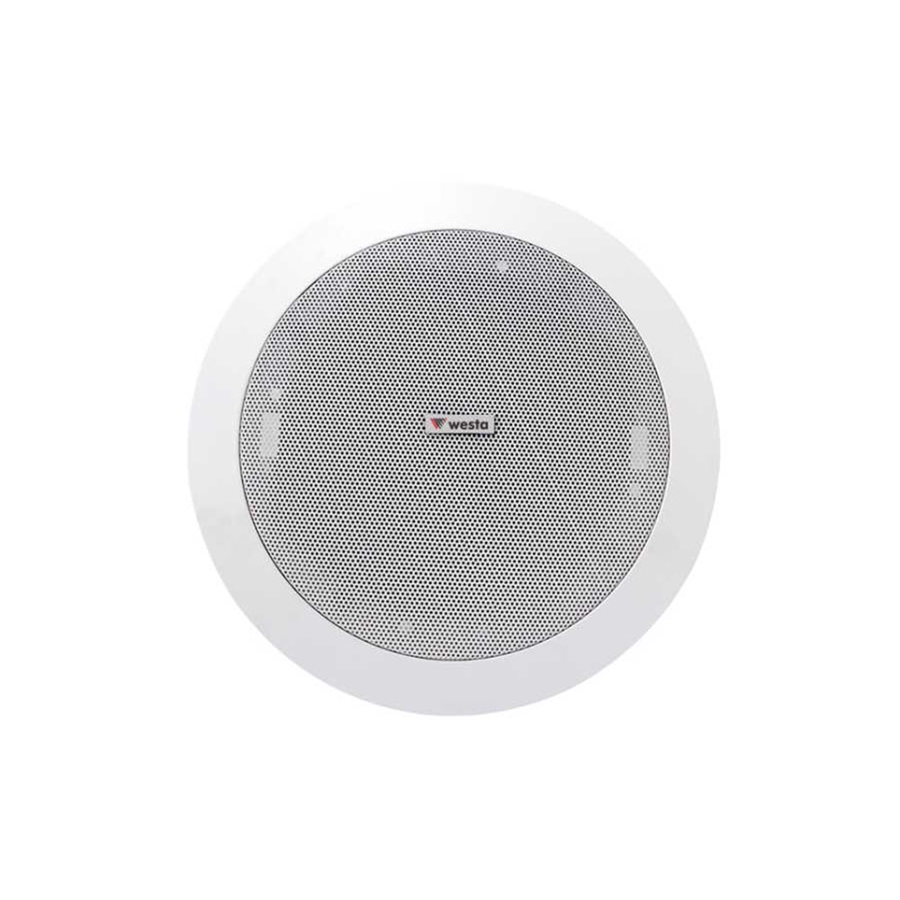 Westa WS-1016T 16cm Alçıpan Hoparlör 5/10 Watt Trafolu Hoparlör-Beyaz