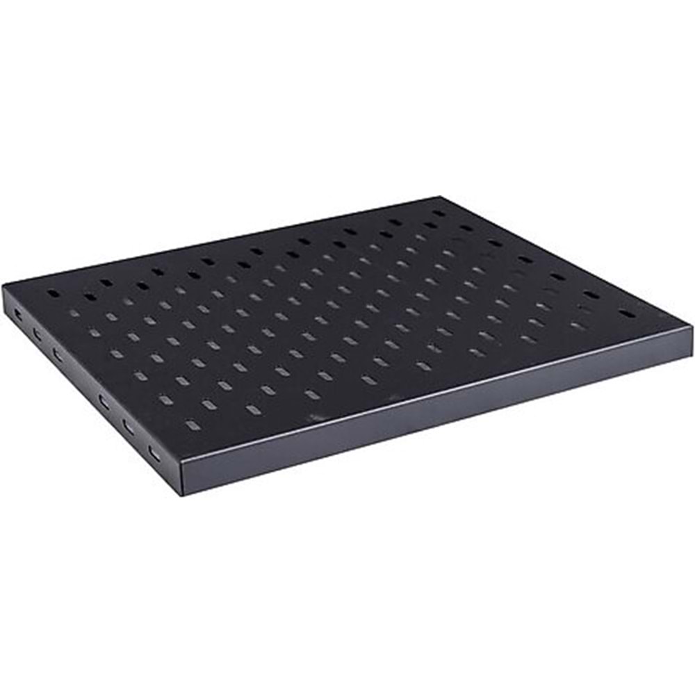 Ager D:1000 MM Kabinler İçin, Raf Derinliği: 740MM Yük Kapasitesi:50Kg (S1 Siyah 9005)-AA-SBT10-A-S1-19İnch Sabit Raf
