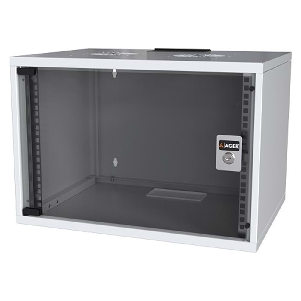 Ager 7U 510X400 Demonte Soho Kabinet (Ön Cam Kapak/C- B1 Beyaz)