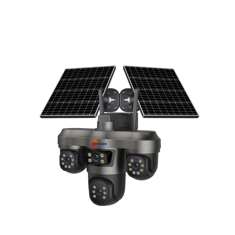 Esvision ES-5604 4G Solar Kamera AOV 4 Lens 8K UltraHD