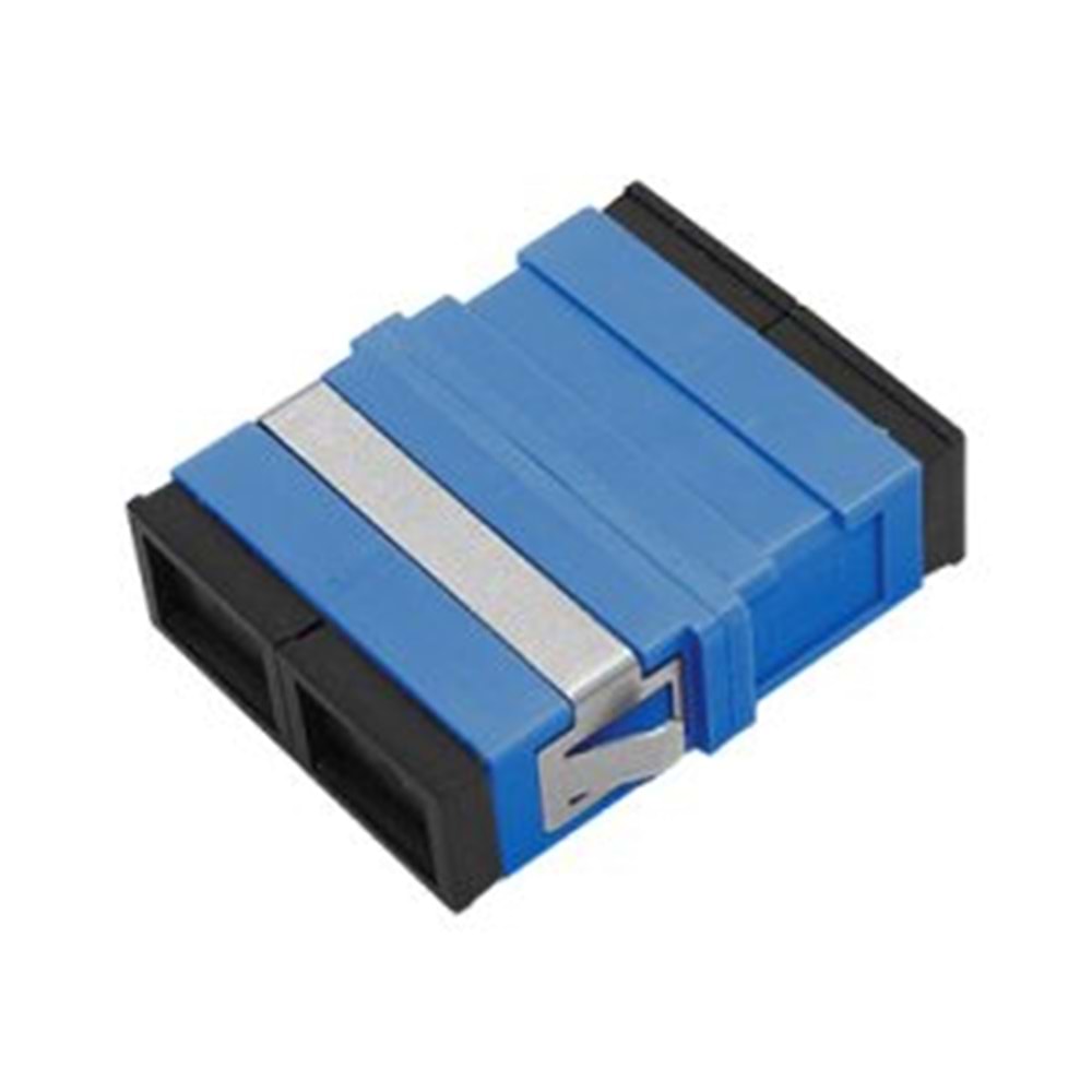 Adapter-SC/UPC With Flange Dublex SM Blue Two Pie