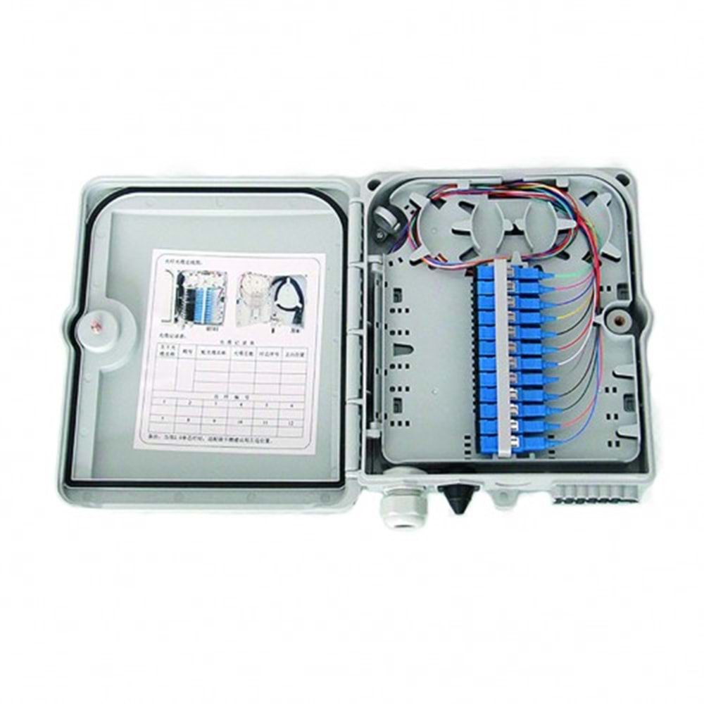 12 Port Dış Ortam Fiber Sonladırma Kutusu IP65 320*240mm
