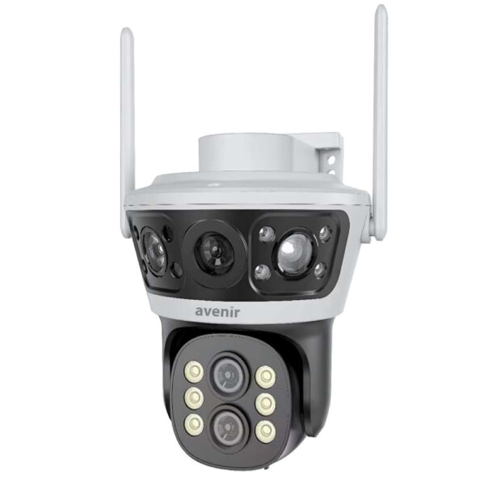 Avenir AV-S303 4MP 2 Kameralı 10X Zoomlu Wifi PTZ Kamera