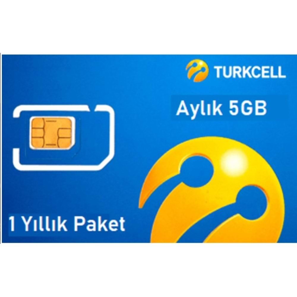 Turkcell 5GB 12 Aylık Data Hat (Solar Kamera-Araç Kamerası)