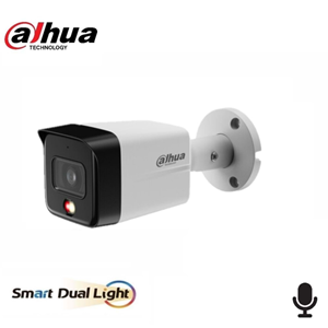 Dahua IPC-HFW1439TC1-SA-IL-0280B-S6 4MP Giriş Seviyesi Akıllı Çift Işıklı Sabit Odaklı Bullet Ağ Kamerası