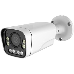 Zotech FC-MB408IP-P-A PoE 4MP 3.6mm 8 Warm Full Color H265 IP Metal Bullet Sesli(60Mt.)(S)