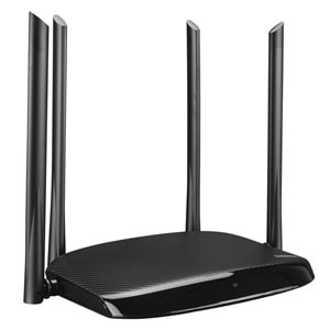 Everest EWR-AC5-V3 AC1200Mbps Dual Band Wi-Fi 2.4G/5G 1*WAN+3*LAN 4*6dBi Anten Kablosuz Router