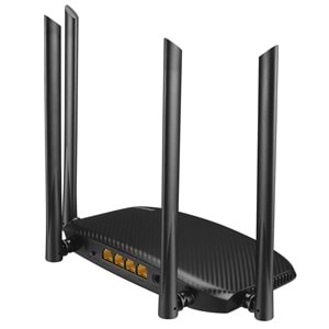 Everest EWR-AC5-V3 AC1200Mbps Dual Band Wi-Fi 2.4G/5G 1*WAN+3*LAN 4*6dBi Anten Kablosuz Router