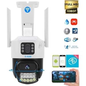 O-KAM 6015 6MP Dual Lens WİFİ PT Çift Kamera