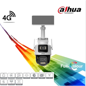Dahua IPC-PTS2649C-3E3Z-4GB20 4G Solar 2X 3MP 2.8 Lens+3.6 Lens WizColor IP66 Hybrid-zoom PT Ip Kamera(50Mt)