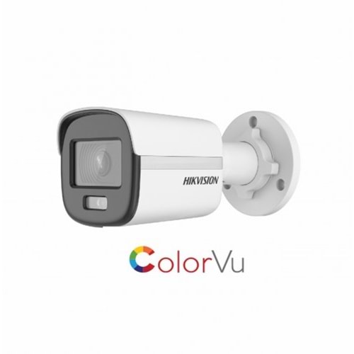 Hikvision DS-2CD1027G0-LUF 2MP 2.8mm IP ColorVu Bullet Kamera (Sesli)