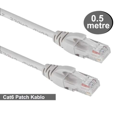 Gabble Gab-C6005 Cat-6 0,5Mt. Patch Kablo