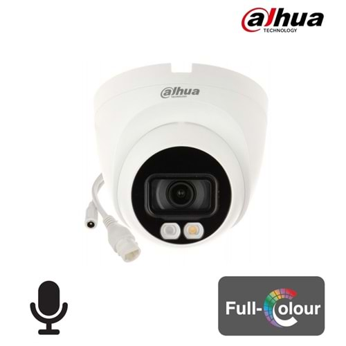 Dahua IPC-HDW2249T-S-IL-0280B 2MP 2.8mm Full Color Dome Kamera (Sesli)