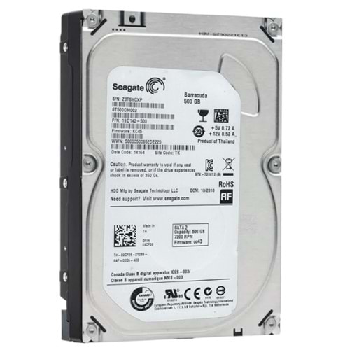 Seagate 500GB 3.5 Inc 5900RPM Sata2 Hard Disk