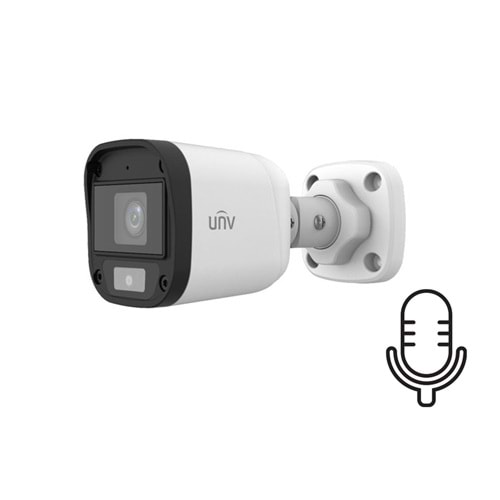 UNV Uniview UAC-B112-AF28 2MP 2.8mm Sabit Lens 20m IR Sesli Bullet Analog Kamera