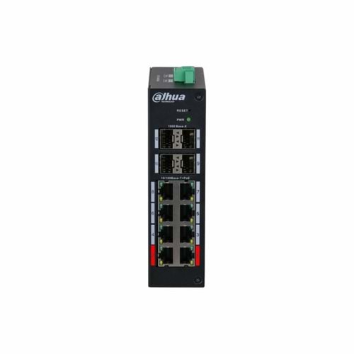Dahua HS4412-8ET-120 - 12-Port Yönetilebilir Switch 8-Port PoE