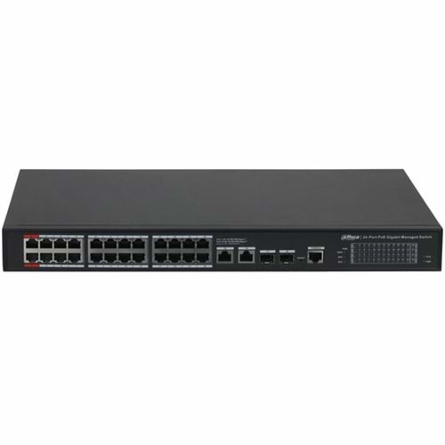 Dahua S4228-24GT-360 - 28-Port Yönetilebilir Gigabit Switch 24-Port PoE