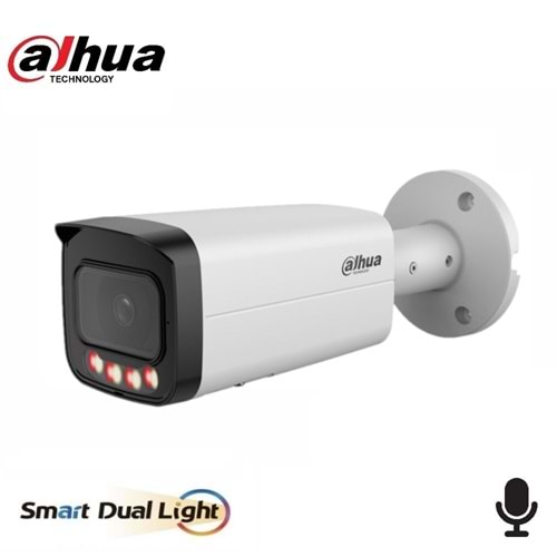 Dahua IPC-HFW21249T-AS-IL-0360B 12MP Smart Dual Illumination Fixed-focal Bullet WizSense Network Camera