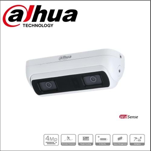 Dahua IPC-HDW8441X-3D 4MP WizMind Çift-Lens Kişi Sayma Ip Kamera
