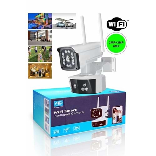 O-kam 3032 6MP Dual Lens WIFI PTZ Camera