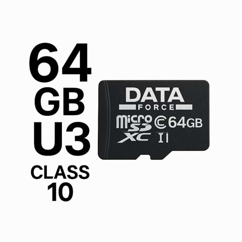 DataForce 64GB U3 Hafıza Kartı 7/24