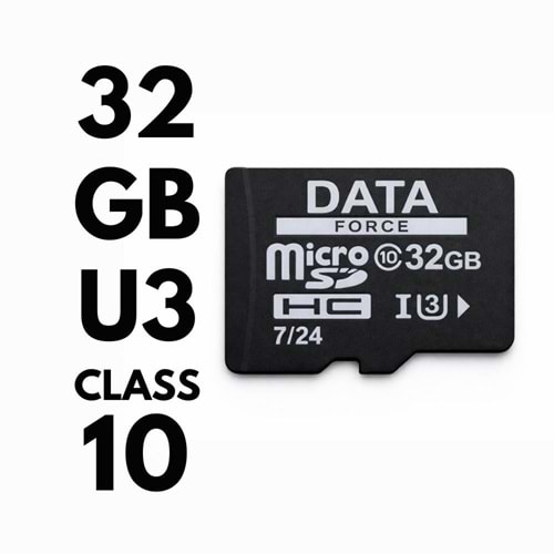 DataForce 32GB U3 Hafıza Kartı 7/24