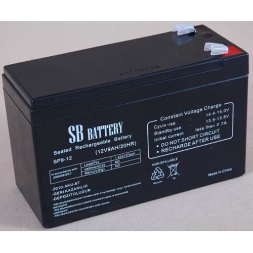 Sb SP9-12V 9 AH Kuru Tip Ups AKÜ