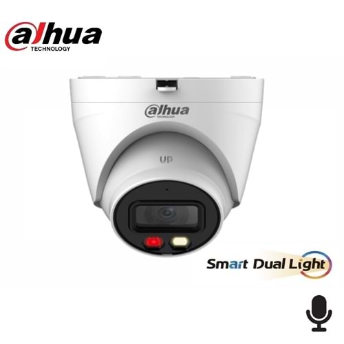 Dahua IPC-HDW1439V-A-IL-0360B - 4MP Giriş Seviyesi Akıllı Çift Işıklı Sabit Odaklı Dome Ağ Kamerası